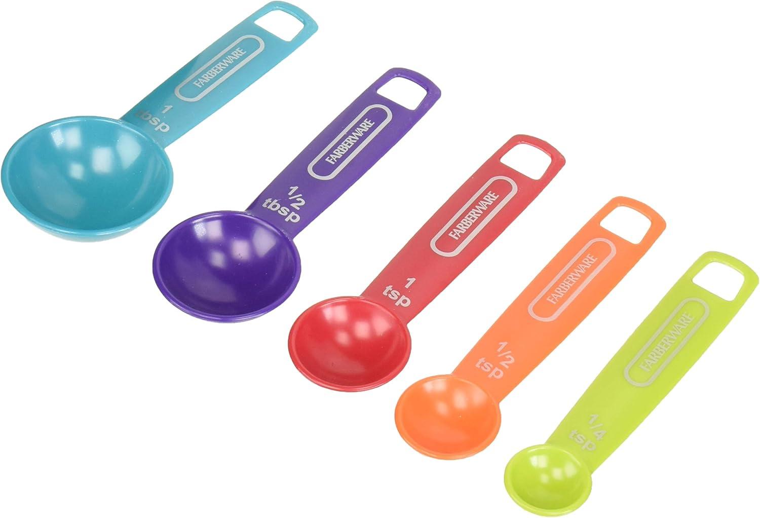 imageFarberware Professional Set Of 5 Measuring Spoons Mixed Colors One Size