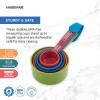 imageFARBERWARE 5Piece Measuring Cup Set with Coffee Scoop Durable Plastic Nesting Measuring Cups with EasyRead Markings BPAFree Dishwasher Safe