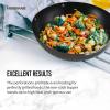 imageFarberware Barbecue Nonstick Mini Round Wok Topper 8Inch BlackMini Round Wok Topper