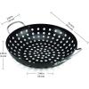 imageFarberware Barbecue Nonstick Mini Round Wok Topper 8Inch BlackRound Wok Topper