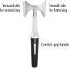 imageFarberware Professional DualSided Rigid and Texture Stainless Steel Meat Tenderizer with Comfort Grip Handle Great for Pounding Meat Shellfish Nuts Dishwasher Safe Black
