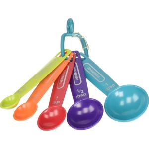 imageFarberware Professional Set Of 5 Measuring Spoons Mixed Colors One Size