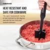 imageFARBERWARE Nylon Meat ampamp Potato Masher HeatResistant and Safe for NonStick Cookware Durable 10Inch Kitchen Tool with Ergonomic Handle BlackBlack