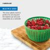imageFarberware Easy to use pro Pump Spinner with Bowl Colander and Built in draining System for Fresh Crisp Clean Salad and Produce 66 quart GreenGreen