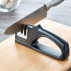 imageFarberware Edgekeeper 3 Stage Tabletop Kitchen Knife Sharpener 75Inch BlackBlack