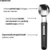 imageFarberware Professional Ice Cream Scoop Comfortable Handle Heavy Duty Professional Grade Scooper Get Perfect Shape Scoops Great for Spooning Frozen Hard Gelato and Sorbet Cookie Dough MelonBlack