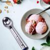 imageFarberware Professional Ice Cream Scoop Comfortable Handle Heavy Duty Professional Grade Scooper Get Perfect Shape Scoops Great for Spooning Frozen Hard Gelato and Sorbet Cookie Dough MelonSilver