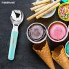 imageFarberware Professional Ice Cream Scoop Comfortable Handle Heavy Duty Professional Grade Scooper Get Perfect Shape Scoops Great for Spooning Frozen Hard Gelato and Sorbet Cookie Dough MelonAqua