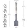 imageFarberware Professional Stainless Steel Soft Basting Brush 1102Inch GrayBasting Brush
