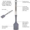 imageFarberware Professional Stainless Steel Soft Basting Brush 1102Inch GrayBasting Brush