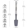 imageFarberware Professional Stainless Steel Soft Basting Brush 1102Inch GrayJar Spatula