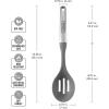 imageFarberware Professional Stainless Steel Soft Basting Brush 1102Inch GraySlotted Spoon