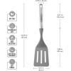 imageFarberware Professional Stainless Steel Soft Basting Brush 1102Inch GraySlotted Turner