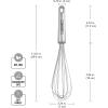imageFarberware Professional Stainless Steel Soft Basting Brush 1102Inch GrayWhisk