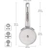 imageFarberware Professional Stainless Steel Soft Can Opener 736Inch GrayPizza Wheel