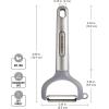 imageFarberware Professional Stainless Steel Soft Can Opener 736Inch GrayY Peeler