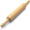 imageFARBERWARE Classic Wood Rolling Pin 18Inch Hardwood Dough Roller for Baking Pizza Pies Pastry and Cookies Ergonomic Handles Kitchen Essential