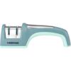 imageFarberware Edgekeeper 2 Stage Tabletop Kitchen Knife Sharpener 75Inch Stainless SteelTeal