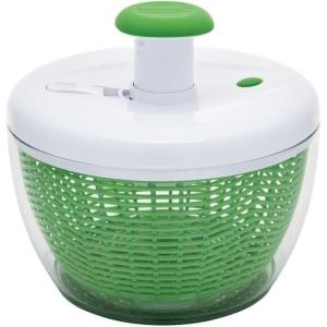 imageFarberware Easy to use pro Pump Spinner with Bowl Colander and Built in draining System for Fresh Crisp Clean Salad and Produce 66 quart GreenGreen