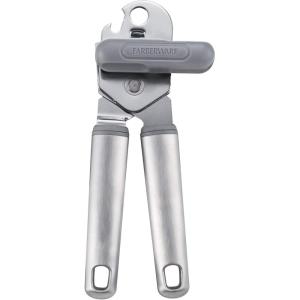 imageFarberware Professional Stainless Steel Soft Can Opener 736Inch GrayCan Opener