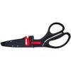 imageFarberware All Purpose and Utility scissors with Edgekeeper Sharpening Sheaths Strong and Durable Multi Use Scissors 2Piece BlackRedBlackRed