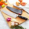imageFarberware Edgekeeper 8Inch Forged Triple Riveted Chef Knife with SelfSharpening Blade Cover High CarbonStainless Steel Kitchen Knife with Ergonomic Handle RazorSharp Knife Black