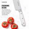 imageFarberware Edgekeeper Professional 15piece Forged Triple Riveted Knife Block Set with Builtin Edgekeeper BlackWhite