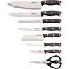 imageFarberware Edgekeeper Triple Riveted Knife Block Set with Built in Sharpener 14Piece BlackBlack