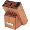 imageFarberware Edgekeeper Triple Riveted Knife Block Set with Built in Sharpener 14Piece BlackBlack