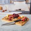 imageFarberware Large BuildABoard Snacklebox Serving Tray with Locking Plastic Cutting Board Lid Portable Storage Container with 11 Compartments for Charcuterie and MoreBlack