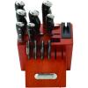 imageFarberware Edgekeeper Professional 15piece Forged Triple Riveted Knife Block Set with Builtin Edgekeeper BlackBlack