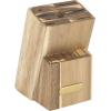 imageFARBERWARE 15Piece Knife Block Set TripleRiveted HighCarbon Stainless Steel Kitchen Knives Razor Sharp Blades Wood Storage Block WhitegoldBlush and Gold