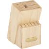 imageFARBERWARE 15Piece Knife Block Set TripleRiveted HighCarbon Stainless Steel Kitchen Knives Razor Sharp Blades Wood Storage Block WhitegoldNavy and Gold