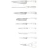 imageFarberware 15Piece Forged Triple Rivet Knife Block Set HighCarbon Kitchen Knife set with Ergonomic Handles 15Piece Set RazorSharp Knife Set WhiteNatural 2