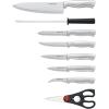 imageFarberware FPP12P 12Piece HighCarbon Stamped Stainless Steel Knife Block Set Black Block12Piece Knife Block Set