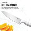 imageFarberware SelfSharpening 13Piece Knife Block Set with EdgeKeeper Technology High CarbonStainless Steel Kitchen Knives RazorSharp Knife Set with Wood Block Black