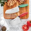 imageFarberware Soft Grip Serrated Utility Knife 55Inch Green2Piece Chef Set