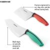 imageFarberware Soft Grip Serrated Utility Knife 55Inch Green2Piece Chef Set