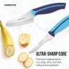imageFarberware Soft Grip Serrated Utility Knife 55Inch Green2Piece Parer Knife Set