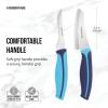 imageFarberware Soft Grip Serrated Utility Knife 55Inch Green2Piece Parer Knife Set