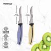 imageFarberware Soft Grip Serrated Utility Knife 55Inch Green2Piece Paring Knife Set