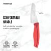 imageFarberware Soft Grip Serrated Utility Knife 55Inch Green35inch Santoku Parer