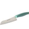 imageFarberware Soft Grip Serrated Utility Knife 55Inch Green5Inch Serrated Santoku