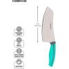 imageFarberware Soft Grip Serrated Utility Knife 55Inch Green7Inch Slice and Dice Knife