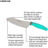 imageFarberware Soft Grip Serrated Utility Knife 55Inch Green7Inch Slice and Dice Knife