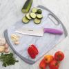 imageFarberware Soft Grip Serrated Utility Knife 55Inch Green7inch Serrated Santoku