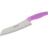 imageFarberware Soft Grip Serrated Utility Knife 55Inch Green7inch Serrated Santoku