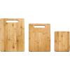 imageFarberware Stamped 15Piece HighCarbon Stainless Steel Knife Block Set Steak Knives ampamp 3Piece Bamboo Cutting Board Set of 3 Assorted Sizes Brown
