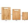imageFarberware Stamped 15Piece HighCarbon Stainless Steel Knife Block Set Steak Knives ampamp 3Piece Bamboo Cutting Board Set of 3 Assorted Sizes Brown