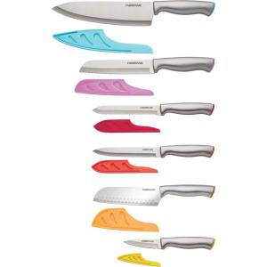 imageFarberware Soft Grip Knife Set 11Piece Assorted Ombre12Piece Set Cool